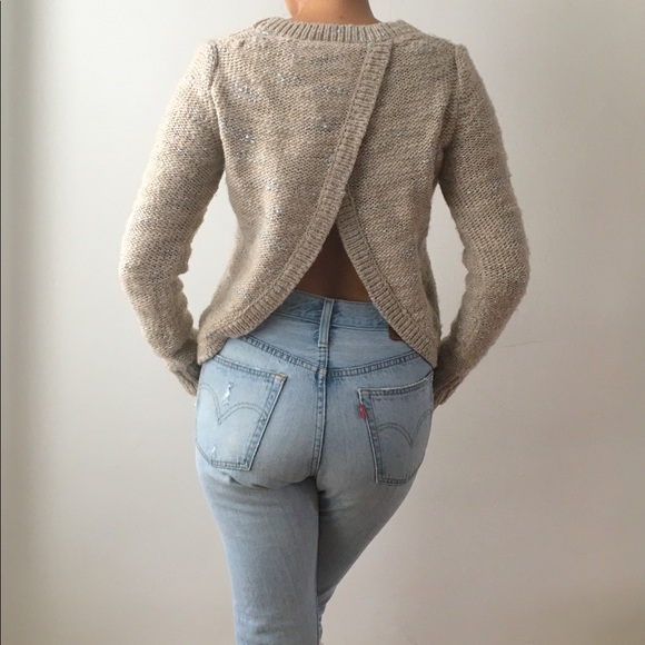 Banana Republic Sweaters - Banana Republic Back Split Crewneck Sweater